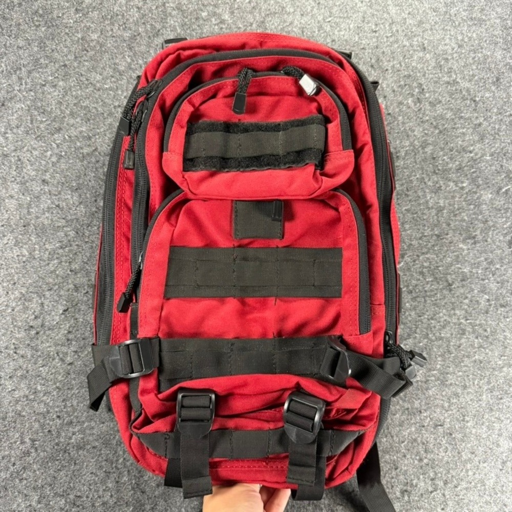 Condor Tactical Backpack Red Daypack Molle Military Hiking Camping Travel
